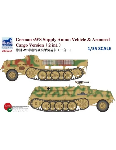 German sWS Supply Ammo Vehicle & Armored Cargo Version (2 in 1), 1/...