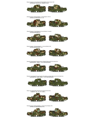 Hungarian CV-35.M/CV-35 Command Tank(2in1)Carro VeloceL3/35 Itali T...