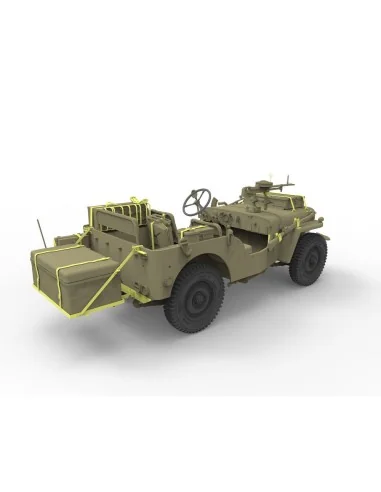 BRITISH RECCE AND SIGNALS LIGHT TRUCK (2 KITS ) with CREWS, 1/35 - ...