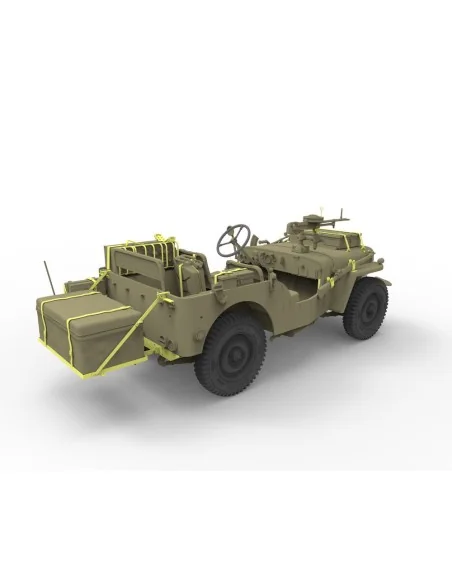 [NO_DESC] BRITISH RECCE AND SIGNALS LIGHT TRUCK (2 KITS ) with CREW...