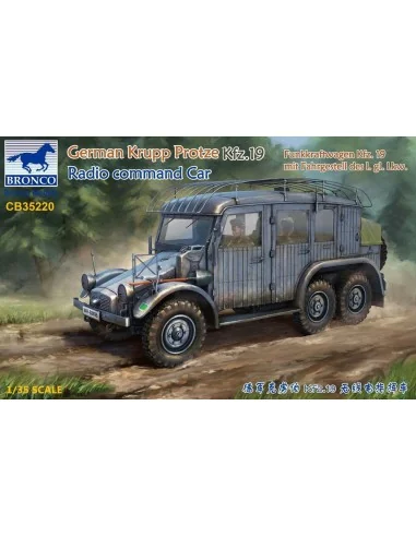 German Krupp Protze Kfz.19 Radio command Car, 1/35 - Bronco Models ...