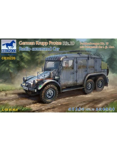 German Krupp Protze Kfz.19 Radio command Car, 1/35 - Bronco Models ...