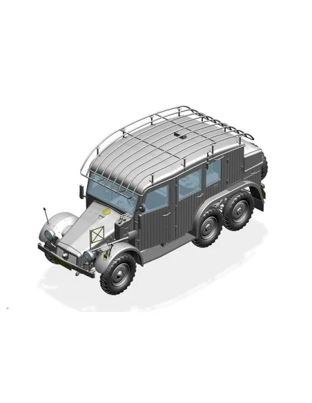 German Krupp Protze Kfz.19 Radio command Car, 1/35 - Bronco Models ...