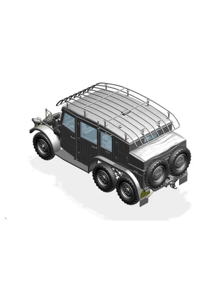German Krupp Protze Kfz.19 Radio command Car, 1/35 - Bronco Models ...