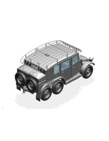 German Krupp Protze Kfz.19 Radio command Car, 1/35 - Bronco Models ...