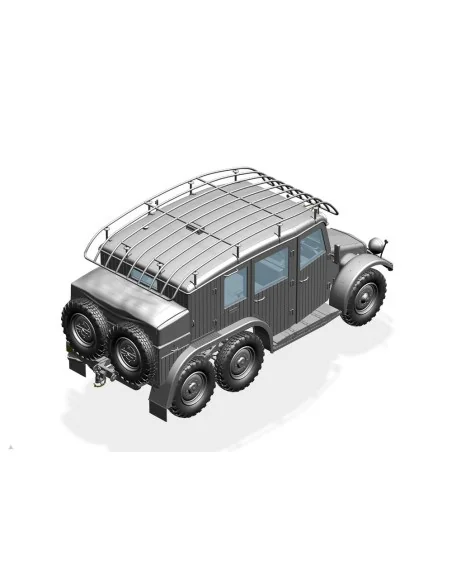German Krupp Protze Kfz.19 Radio command Car, 1/35 - Bronco Models ...