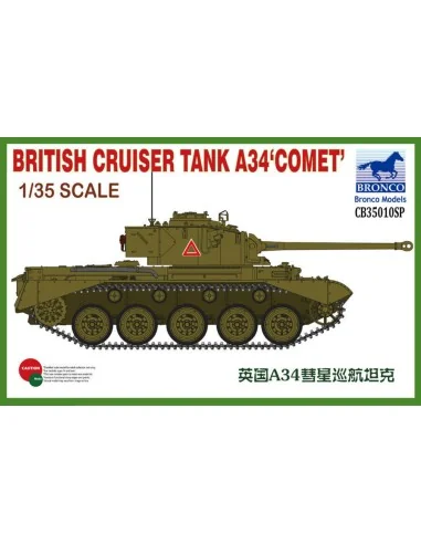 British Cruiser Tank A34 COMET, 1/35 - Bronco Models CB35010SP