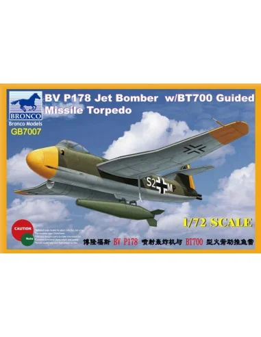 Blohm & Voss BV P178 Jet Bomber w/BT700 Guided Missile Torpedo, 1/7...