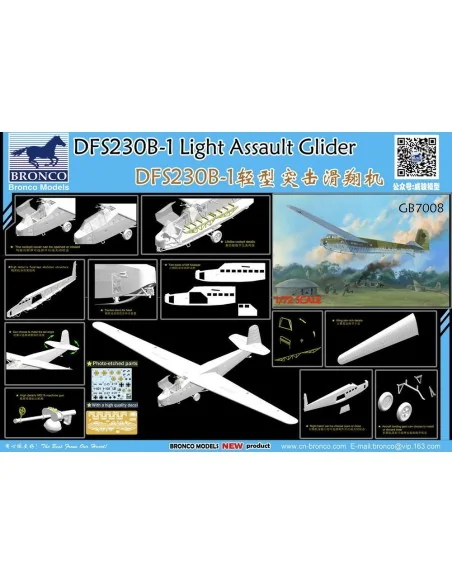 DFS230B-1 Light Assault Glider, 1/72 - Bronco Models GB7008