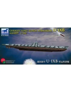 German Long Range Submarine Type U-IX B, 1/350 - Bronco Models NB5009