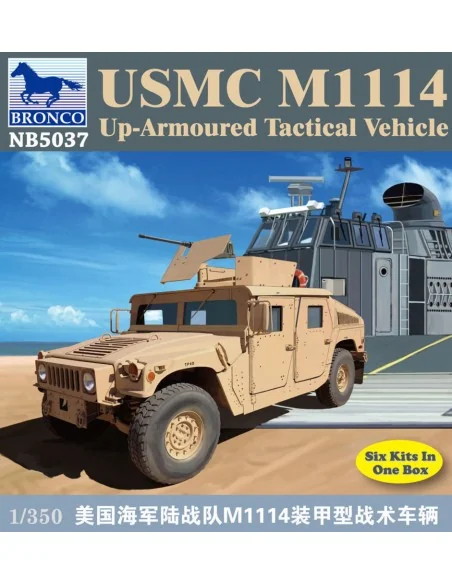 USMC M-1114 UP-Armoured Vehicle, 1/350 - Bronco Models NB5037