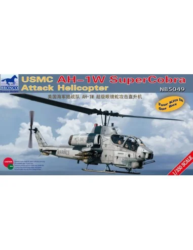 [NO_DESC] USMC AH-1W Super Cobra Attack Helicopter, 1/350 - Bronco ...
