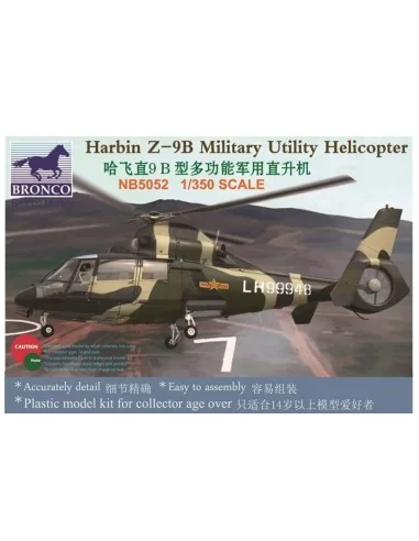 Harbin Z-9B Military Utility Helicopter, 1/350 - Bronco Models NB5052