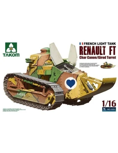 French Light Tank Renault FT char canon/Girod turret Girod Turret, ...