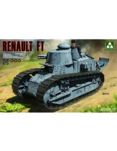 French Light Tank Renault Ft-17 3in1, 1/16 - Takom TAK1004