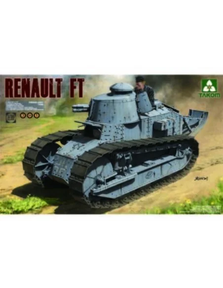 French Light Tank Renault Ft-17 3in1, 1/16 - Takom TAK1004