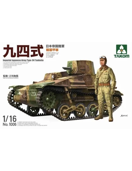 Imperial Japanese Army Type 94 Tankette, 1/16 - Takom TAK1006