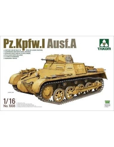 [NO_DESC] Pz.Kpfw.I Ausf.A, 1/16 - Takom TAK1008