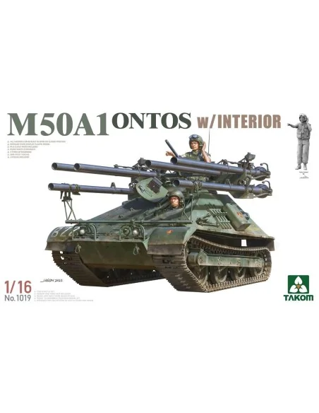 M50A1 ONTOS w/INTERIOR, 1/16 - Takom TAK1019