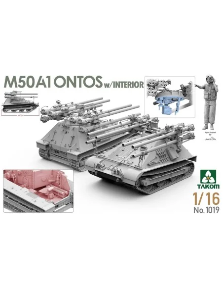 [NO_DESC] M50A1 ONTOS w/INTERIOR, 1/16 - Takom TAK1019