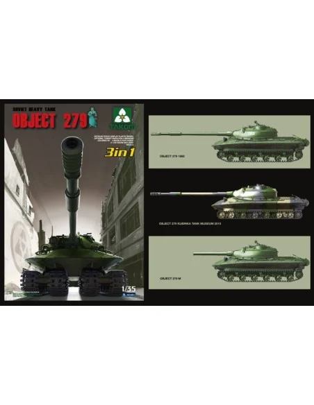 [NO_DESC] Soviet Heavy Tank Object 279 3in1, 1/35 - Takom TAK2001