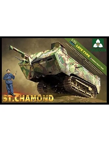 French Heavy Tank St.Chamond Late Type, 1/35 - Takom TAK2012