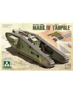 WWI Heavy Battle T. Mark IV Male Tadpole w/Rearm., 1/35 - Takom TAK...