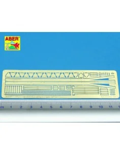 Brackets for Sturmgeschütz IV side skirts, 1/35 - Aber Models 35 A044