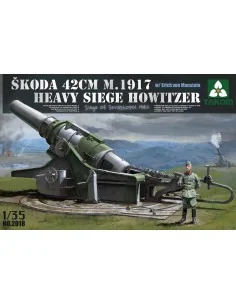 Skoda42cm M.1917 Heavy Siege Howitzer with E. von Manstein, 1/35 - ...