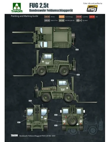 Bundeswehr Feldumschlaggerät FUG 2, 5T, 1/35 - Takom TAK2021