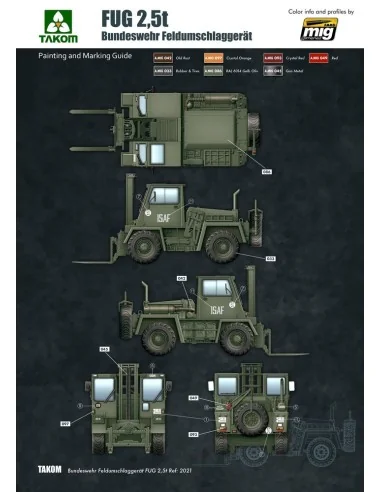 Bundeswehr Feldumschlaggerät FUG 2, 5T, 1/35 - Takom TAK2021
