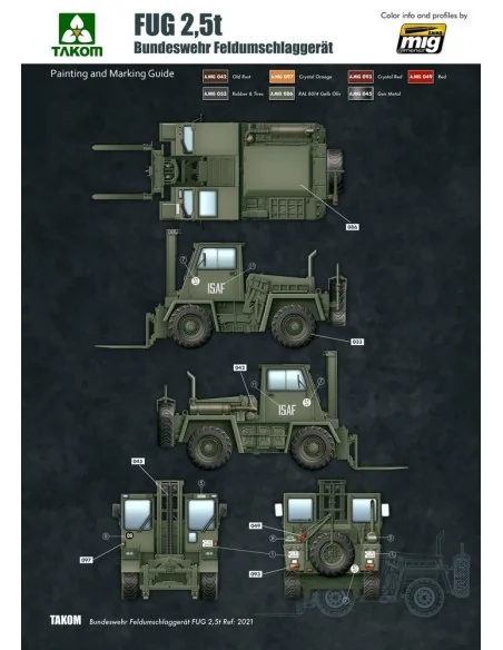 Bundeswehr Feldumschlaggerät FUG 2, 5T, 1/35 - Takom TAK2021
