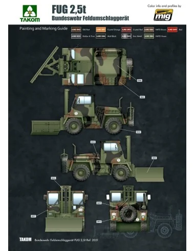 [NO_DESC] Bundeswehr Feldumschlaggerät FUG 2, 5T, 1/35 - Takom TAK2021