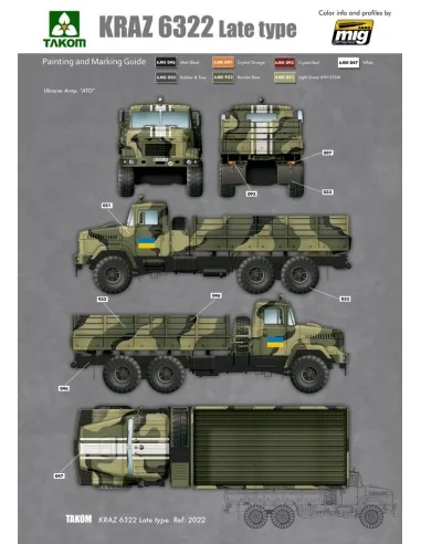 Ukraine KrAz-6322 Heavy Truck (late type), 1/35 - Takom TAK2022