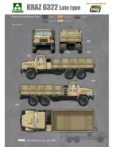 Ukraine KrAz-6322 Heavy Truck (late type), 1/35 - Takom TAK2022