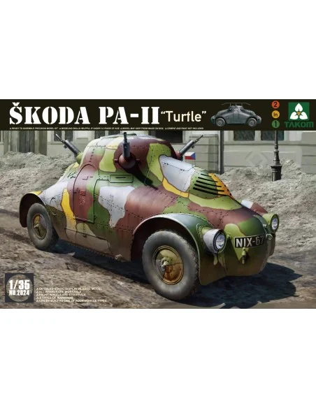 Skoda PA-II "Turtel", 1/35 - Takom TAK2024