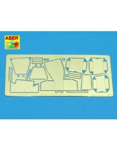 Right stowage bins for SdKfz 250, 252, 253, 1/35 - Aber Models 35 A085 2