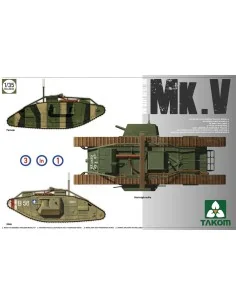 WWI Heavy Battle Tank MarkV 3 in 1, 1/35 - Takom TAK2034