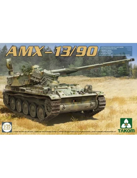 [NO_DESC] French Light Tank AMX-13/90, 1/35 - Takom TAK2037