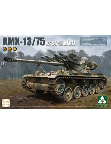French Light Tank AMX w. SS-11 ATGM 2in1, 1/35 - Takom TAK2038