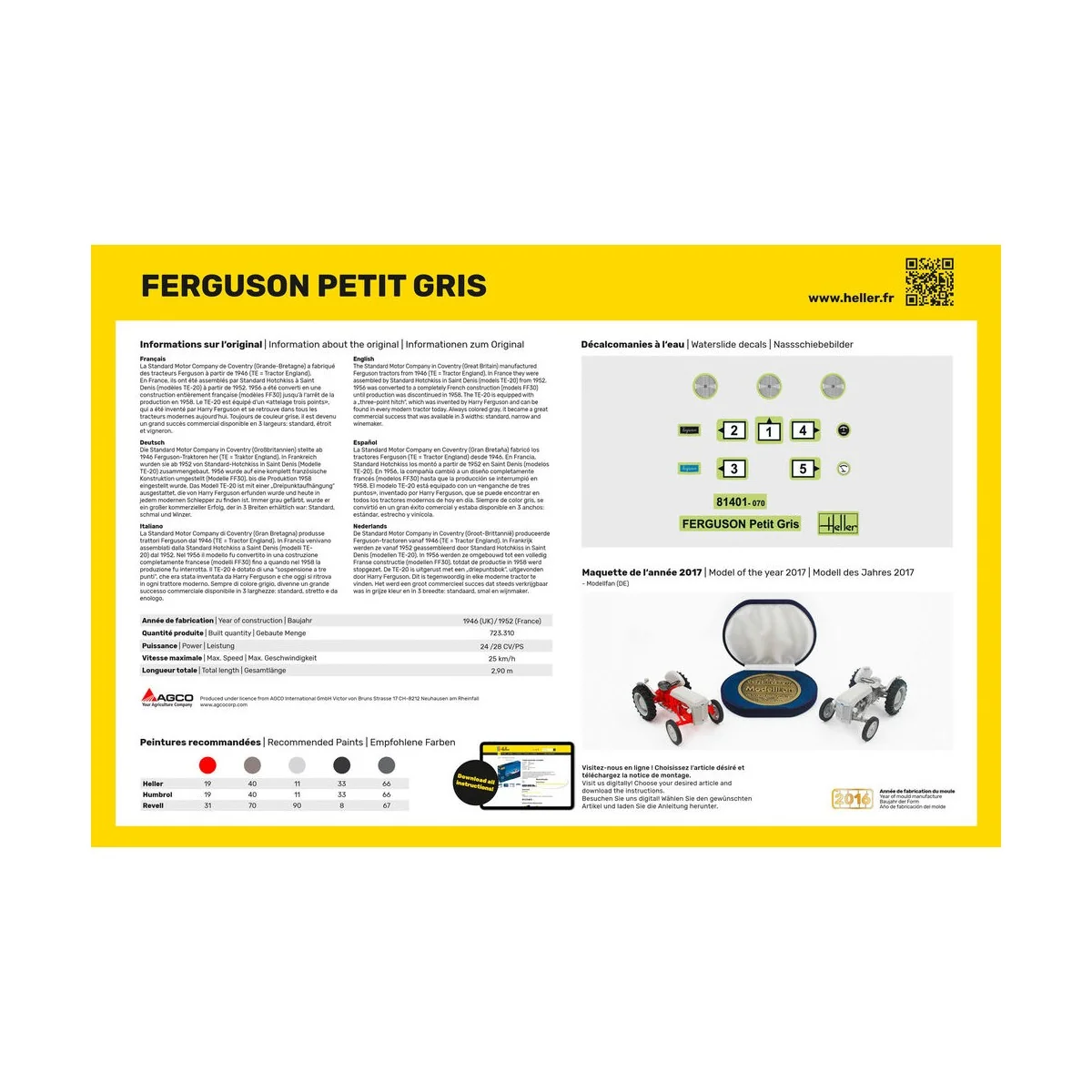 Ferguson Petit Gris, 1/24 - Heller 81401