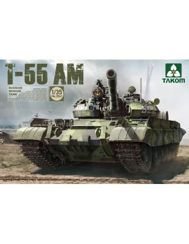 Russina Medium Tank T-55AM, 1/35 - Takom TAK2041