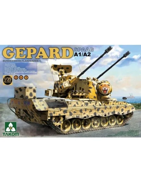 Bundeswehr Flakpanzer 1 Gepard SPAAG A1/ /A2 2in1, 1/35 - Takom TAK...