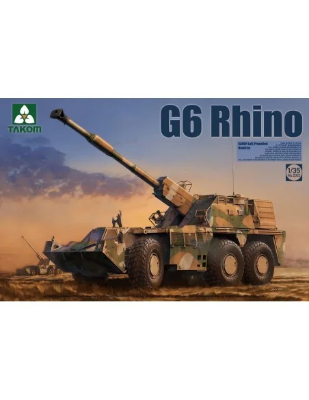 G6 Rhino SANDF Self-Propelled Howitzer, 1/35 - Takom TAK2052