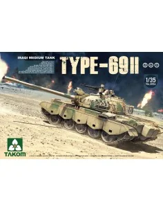 Iraqi Medium Tank Type-69 II 2 in 1, 1/35 - Takom TAK2054