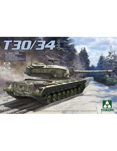 U.S. Heavy Tank T30/34 2 in 1, 1/35 - Takom TAK2065