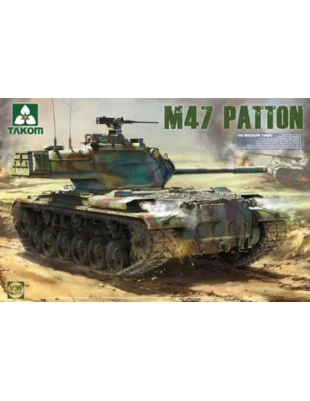 US Medium Tank M47/G 2 in 1, 1/35 - Takom TAK2070