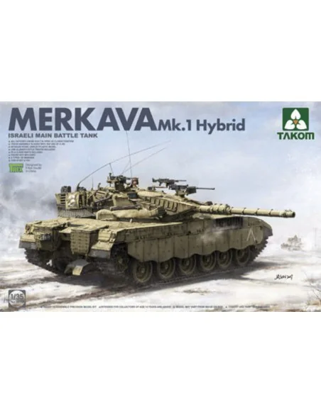 Israeli Main Battle Tank Merkava 1 Hybrid, 1/35 - Takom TAK2079