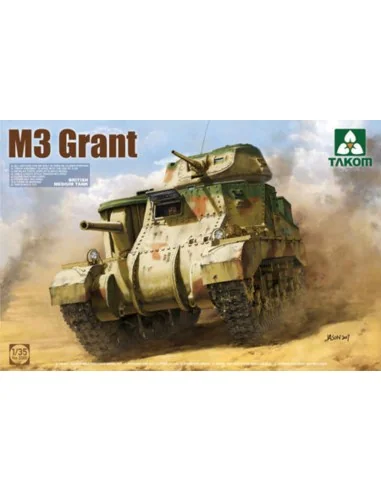 BRITISH MEDIUM TANK M3 GRANT, 1/35 - Takom TAK2086