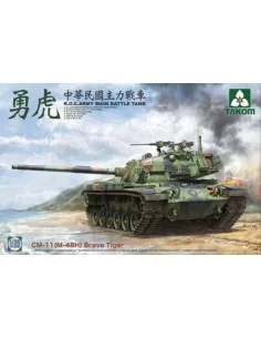 R.O.C.ARMY CM-11(M-48H) Brave Tiger MBT, 1/35 - Takom TAK2090